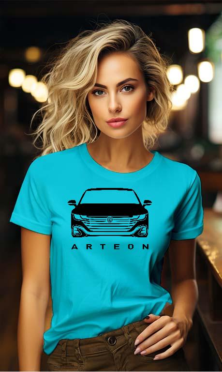VW Arteon R Line - Volkswagen Arteon Női Környakú Póló