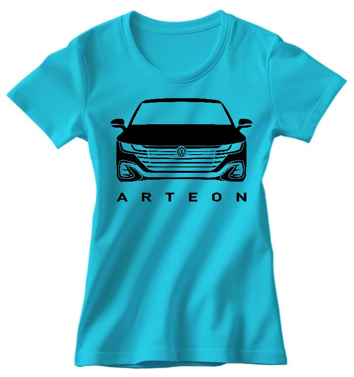 VW Arteon R Line - Volkswagen Arteon Női Környakú Póló