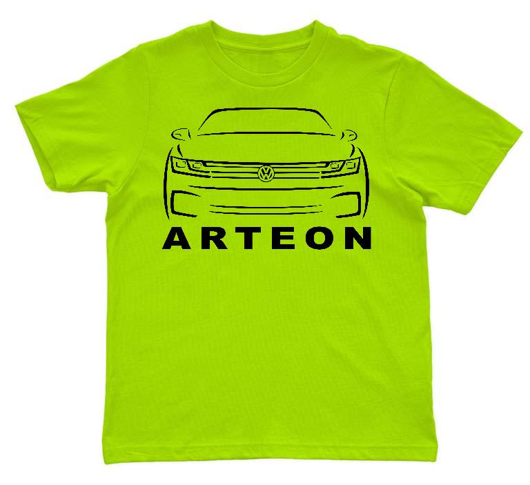 VW Arteon Sziluett - Volkswagen Arteon Gyerek Környakú Póló