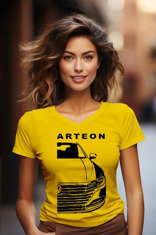 VW Arteon - Volkswagen Arteon Női V-nyakú Póló