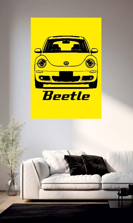 VW New Beetle - Volkswagen Beetle Poszter