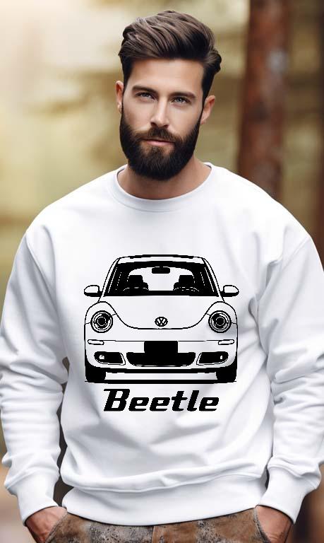 VW New Beetle - Volkswagen Beetle Férfi Pulóver