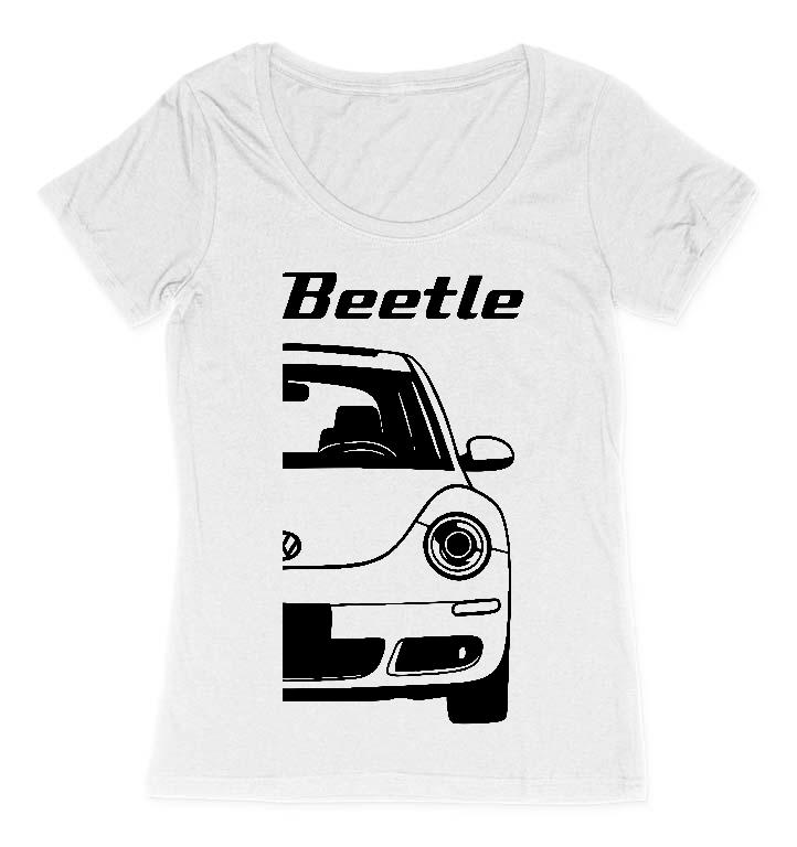 VW Beetle - Volkswagen Beetle Női O-nyakú Póló