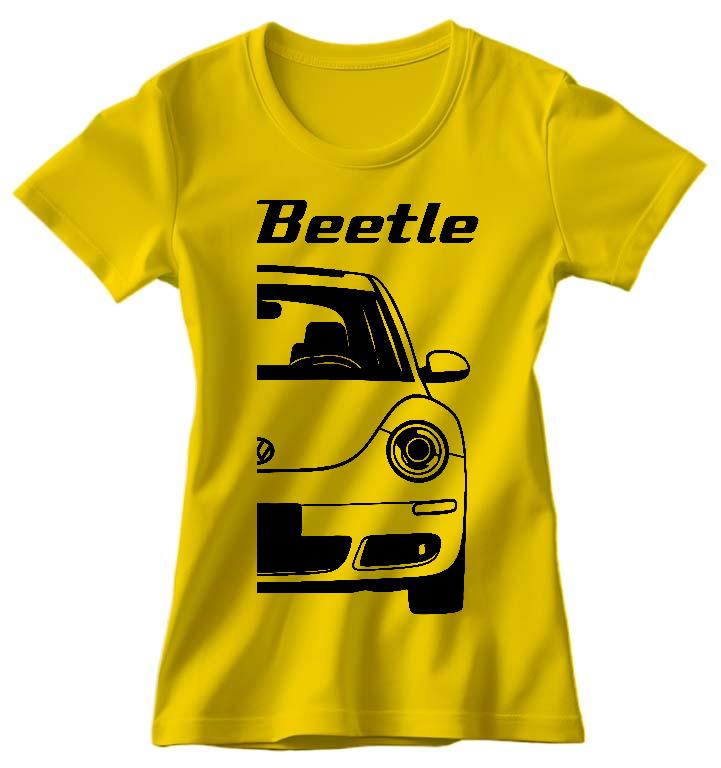 VW Beetle - Volkswagen Beetle Női Prémium Póló