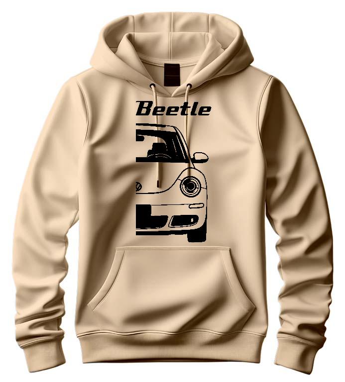 VW Beetle - Volkswagen Beetle Férfi Kapucnis Pulóver