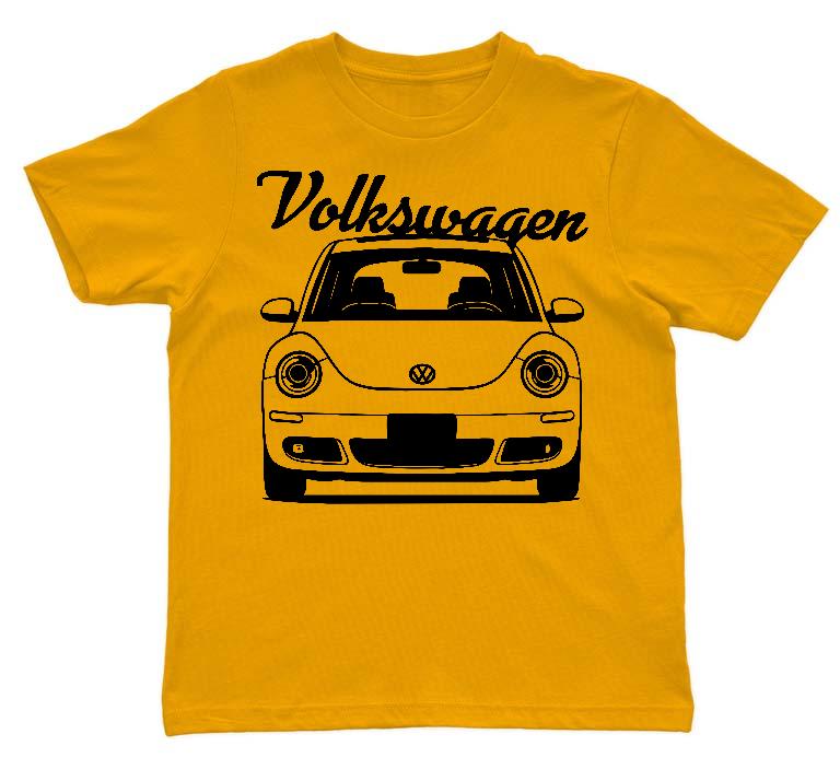 VW Beetle Front - Volkswagen Beetle Gyerek Környakú Póló