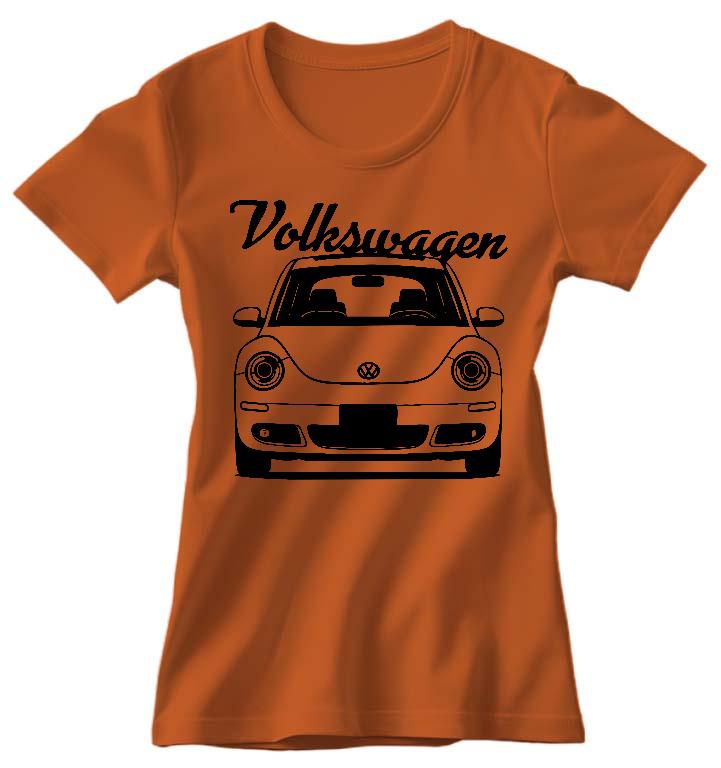 VW Beetle Front - Volkswagen Beetle Női Prémium Póló