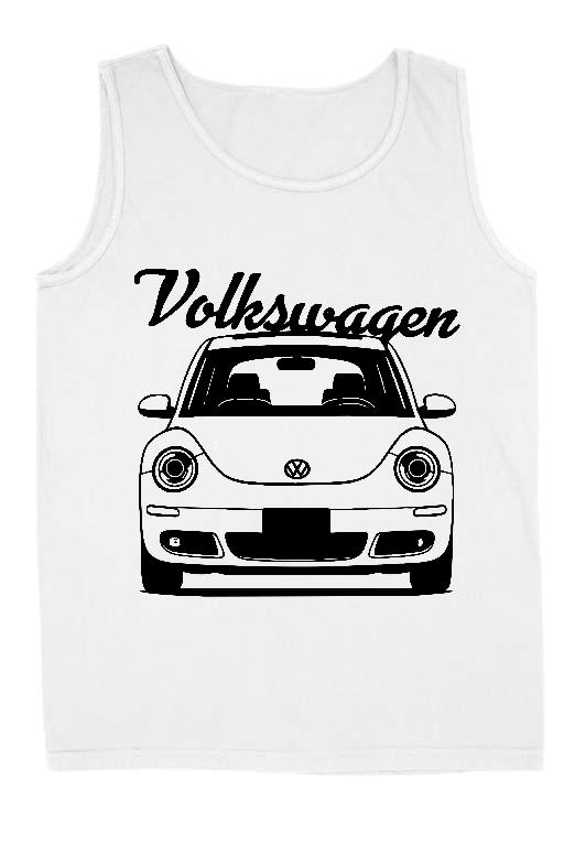 VW Beetle Front - Volkswagen Beetle Férfi Ujjatlan