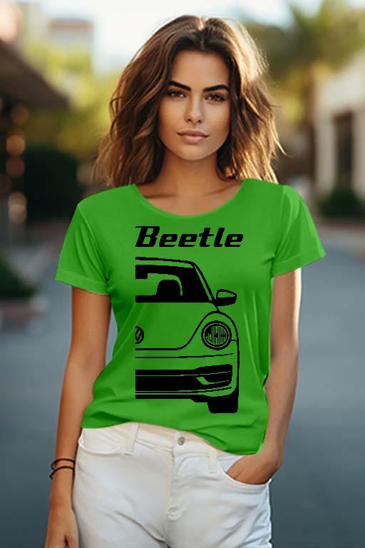 Volkswagen Beetle - Volkswagen Beetle Női O-nyakú Póló