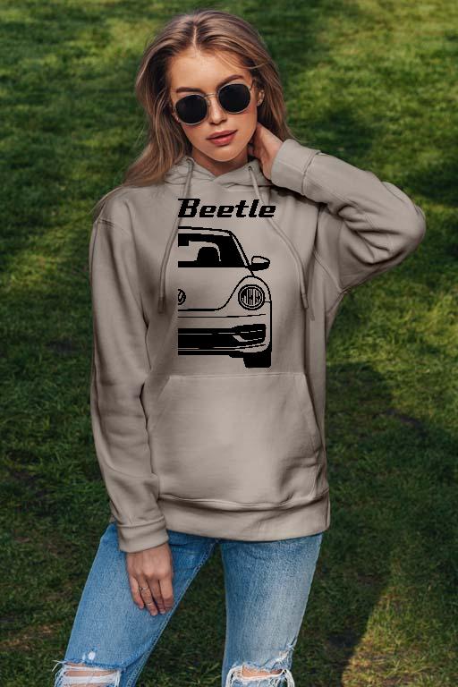 Volkswagen Beetle - Volkswagen Beetle Női Kapucnis Pulóver