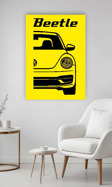 Volkswagen Beetle - Volkswagen Beetle Vászonkép