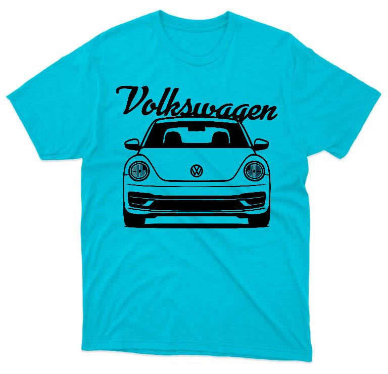 Volkswagen Beetle Front - Volkswagen Beetle Férfi Prémium Póló