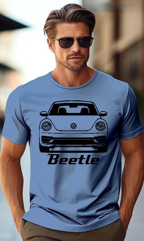 Volkswagen New Beetle - Volkswagen Beetle Férfi Prémium Póló