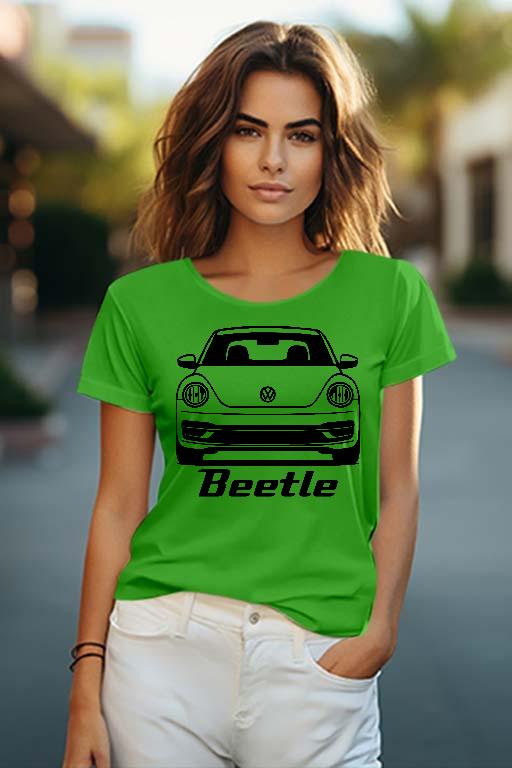 Volkswagen New Beetle - Volkswagen Beetle Női O-nyakú Póló