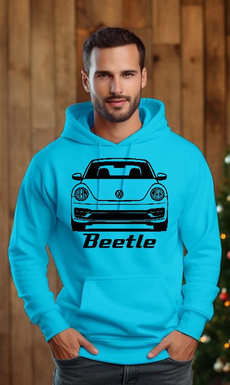 Volkswagen New Beetle - Volkswagen Beetle Férfi Kapucnis Pulóver