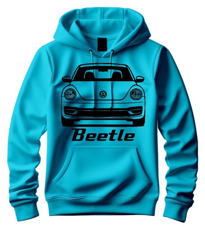 Volkswagen New Beetle - Volkswagen Beetle Férfi Kapucnis Pulóver