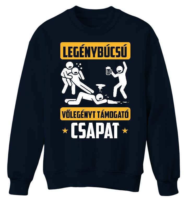 Legénybúcsú csapat - Legénybúcsú Férfi Pulóver