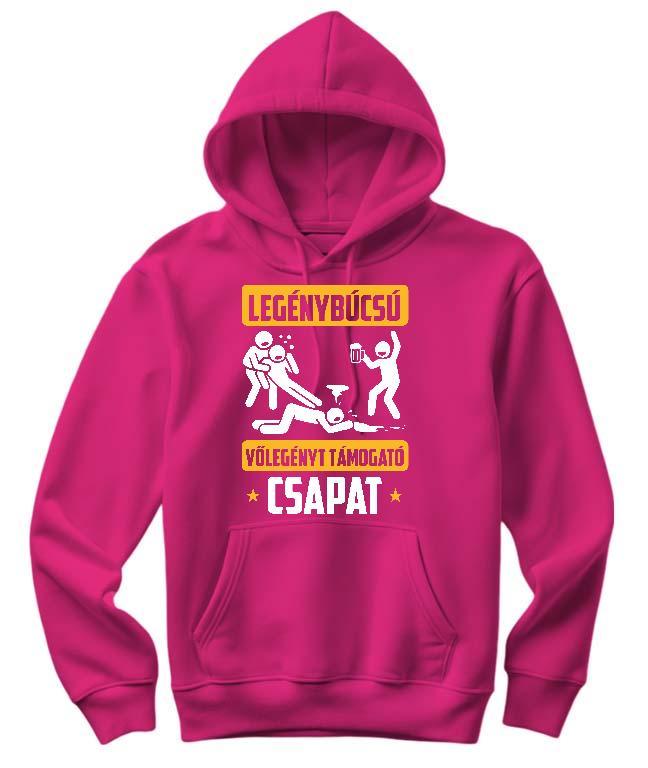 Legénybúcsú csapat - Legénybúcsú Női Kapucnis Pulóver
