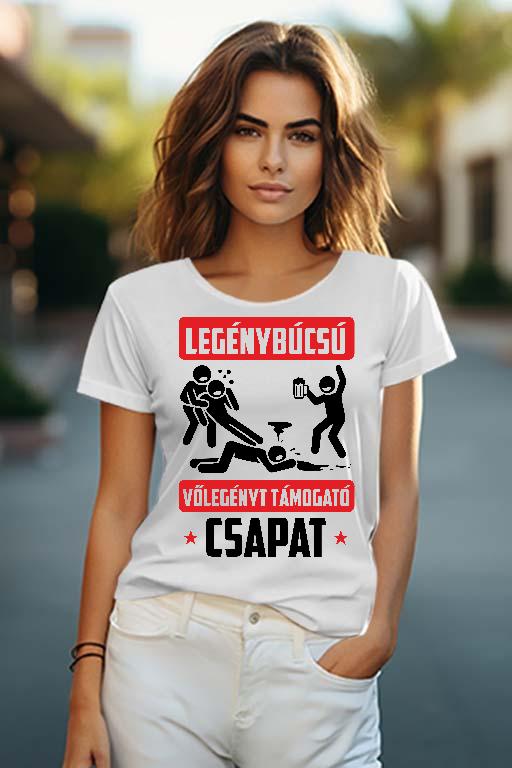 Legénybúcsú csapat - Legénybúcsú Női O-nyakú Póló