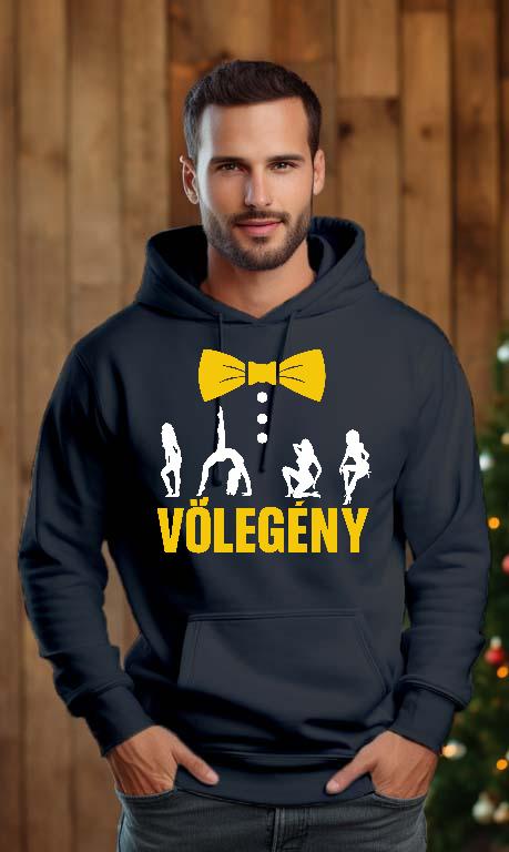 Vőlegény - Legénybúcsú Férfi Kapucnis Pulóver
