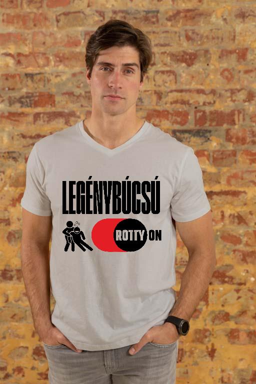 Legénybúcsú Rottyon - Legénybúcsú Férfi V-nyakú Póló