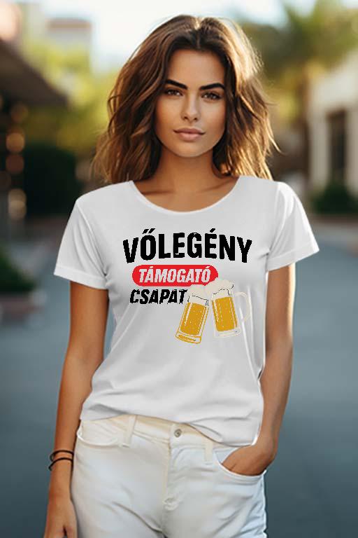 Vőlegény csapat - Legénybúcsú Női O-nyakú Póló