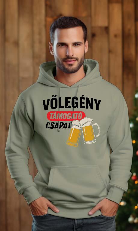 Vőlegény csapat - Legénybúcsú Férfi Kapucnis Pulóver