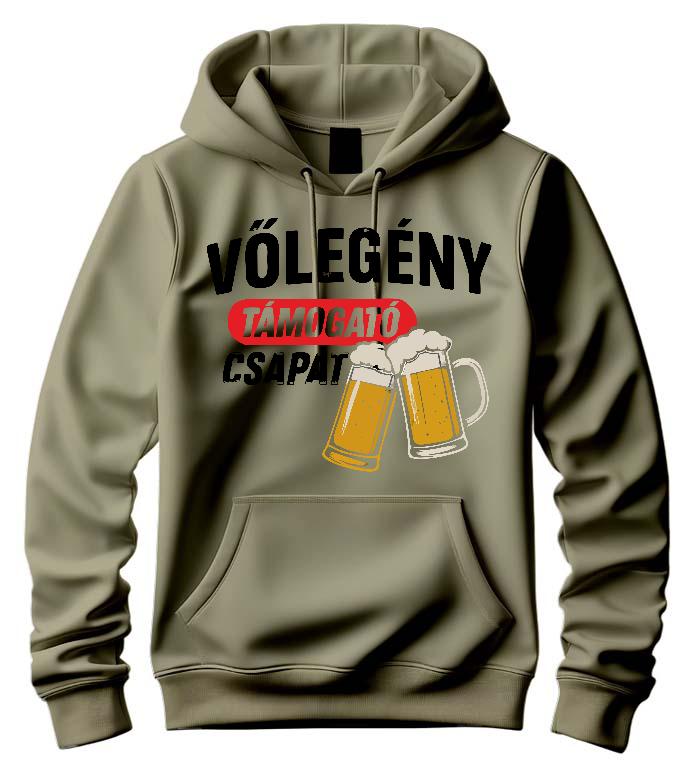 Vőlegény csapat - Legénybúcsú Férfi Kapucnis Pulóver