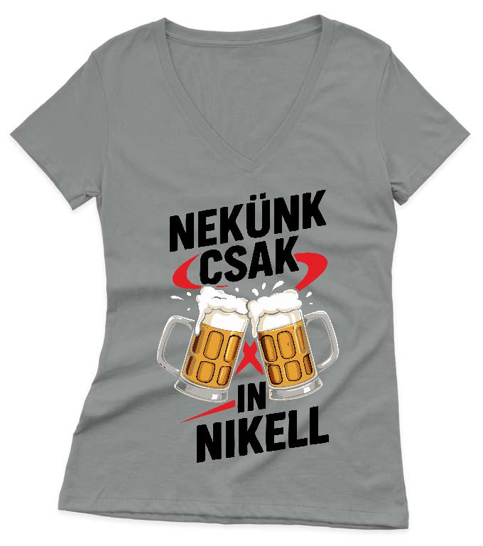 Női V-nyakú Pólók