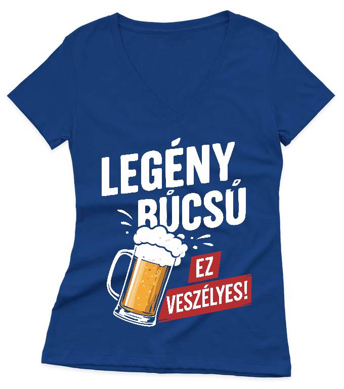Női V-nyakú Pólók