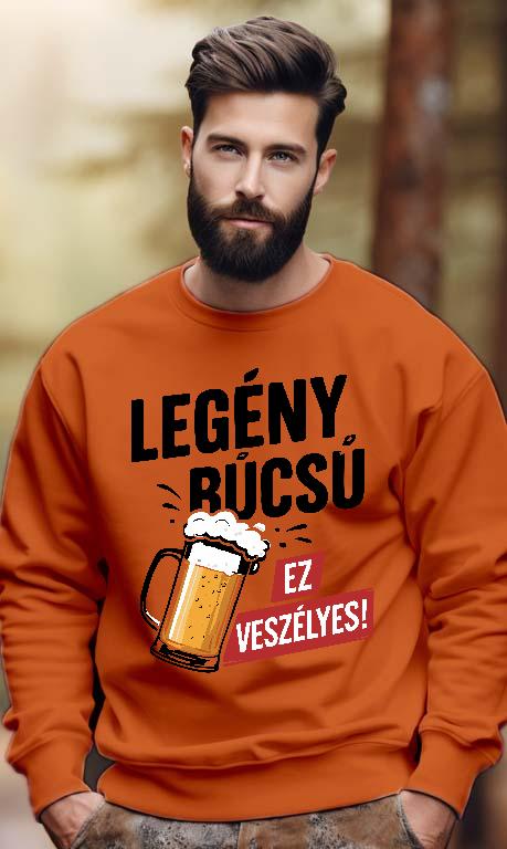 Veszélyes Legénybúcsú - Legénybúcsú Férfi Pulóver