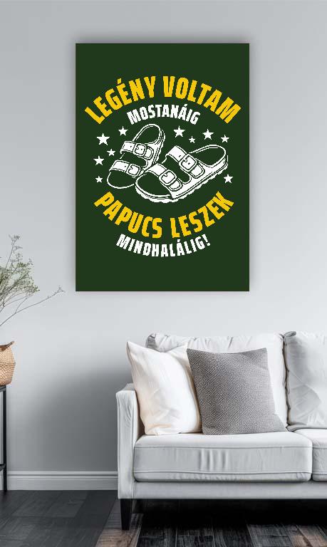 Legénybúcsú Papucs - Legénybúcsú Műanyag tábla