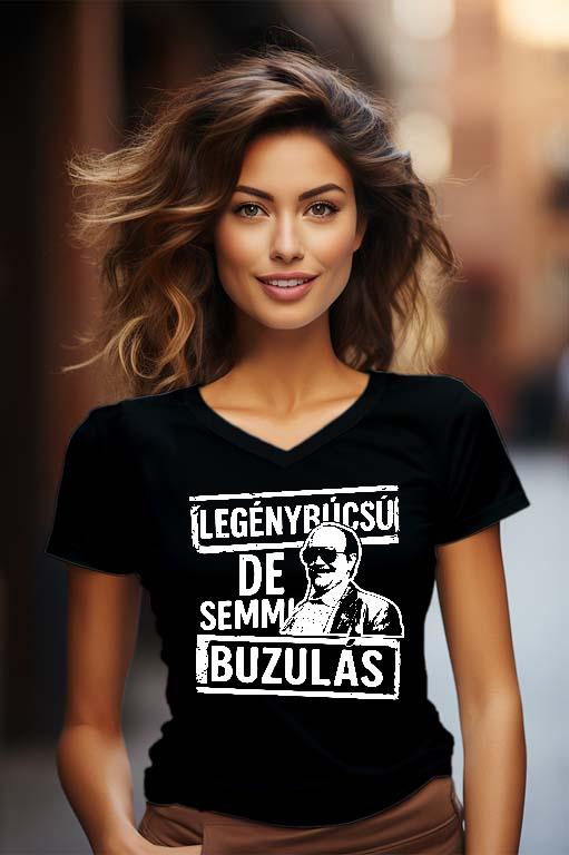De semmi Buz..., Legénybúcsú - Legénybúcsú Női V-nyakú Póló