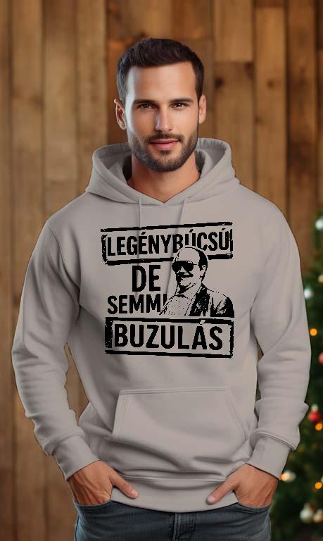 De semmi Buz..., Legénybúcsú - Legénybúcsú Férfi Kapucnis Pulóver