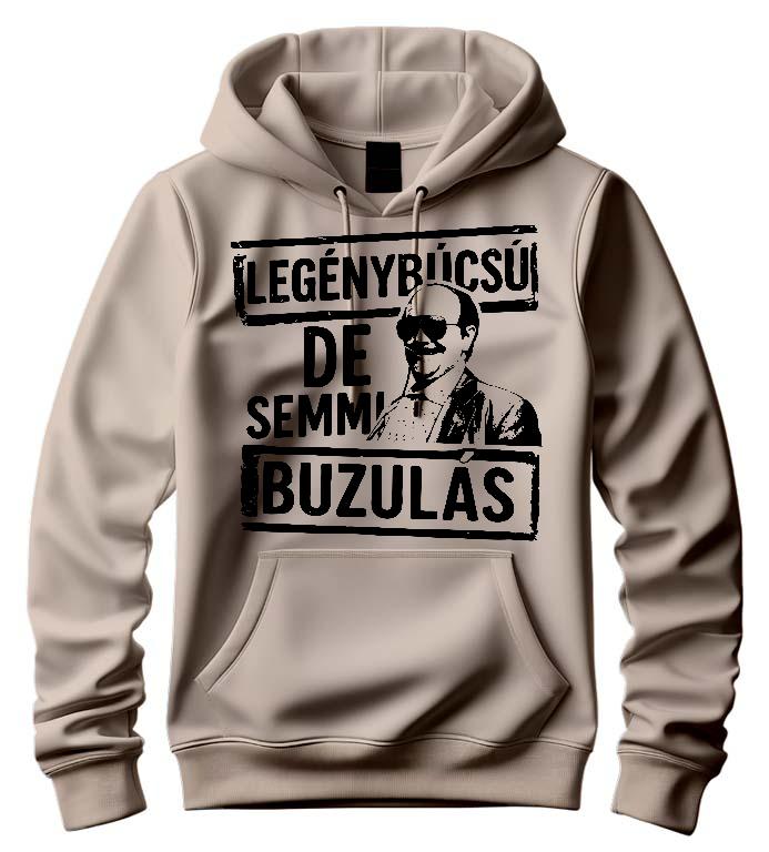De semmi Buz..., Legénybúcsú - Legénybúcsú Férfi Kapucnis Pulóver