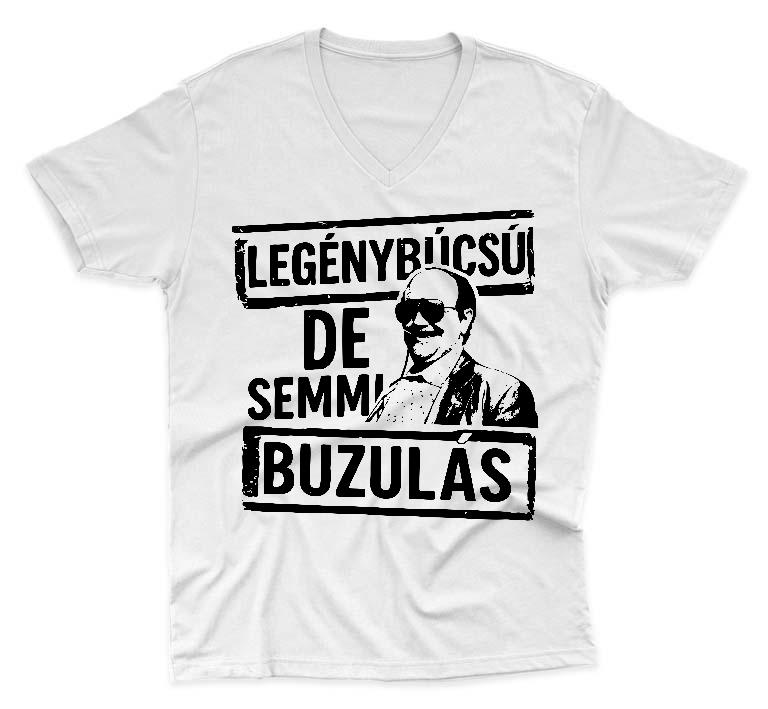 De semmi Buz..., Legénybúcsú - Legénybúcsú Férfi V-nyakú Póló