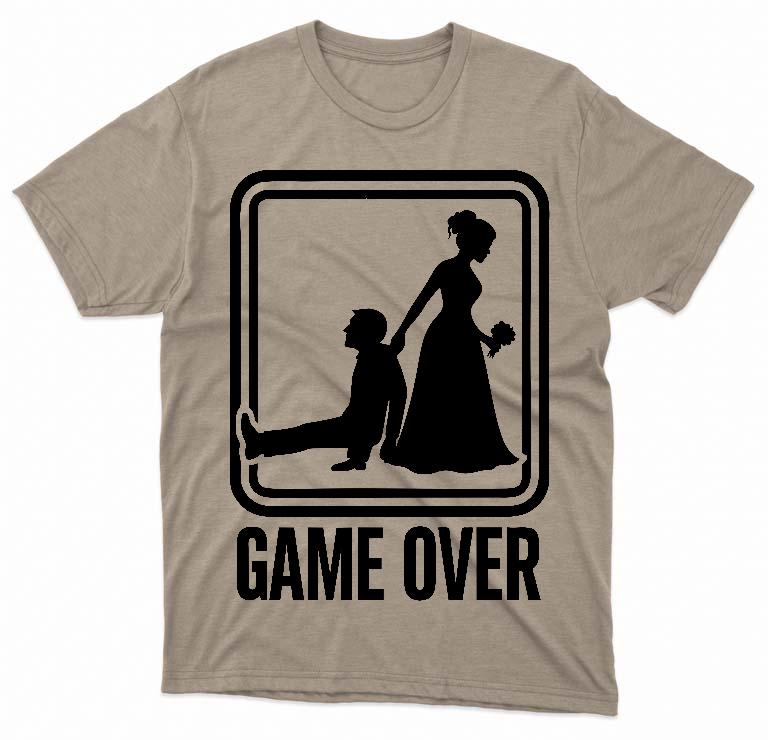 Game Over - Legénybúcsú Férfi Prémium Póló