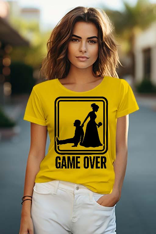 Game Over - Legénybúcsú Női O-nyakú Póló