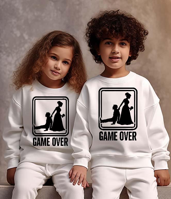 Game Over - Legénybúcsú Gyerek Pulóver