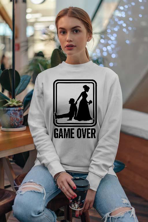 Game Over - Legénybúcsú Női Pulóver