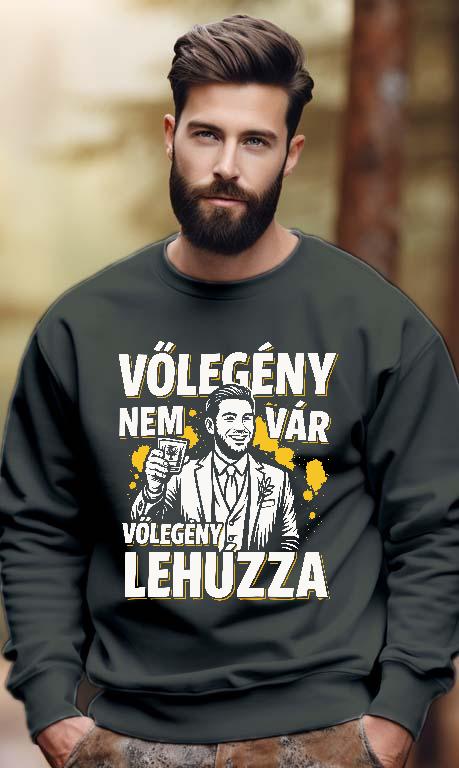 A Vőlegény Lehúzza - Legénybúcsú Férfi Pulóver