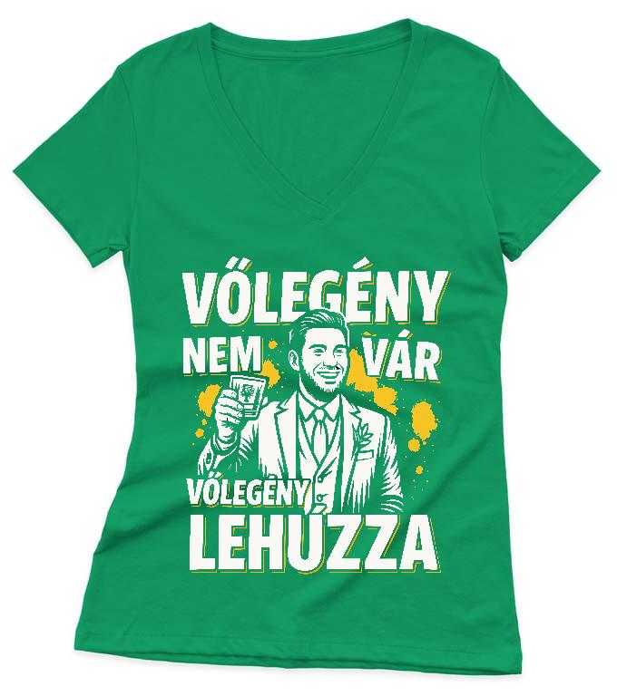 Női V-nyakú Pólók