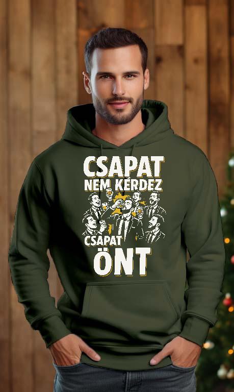 Csapat Önt - Legénybúcsú Férfi Kapucnis Pulóver