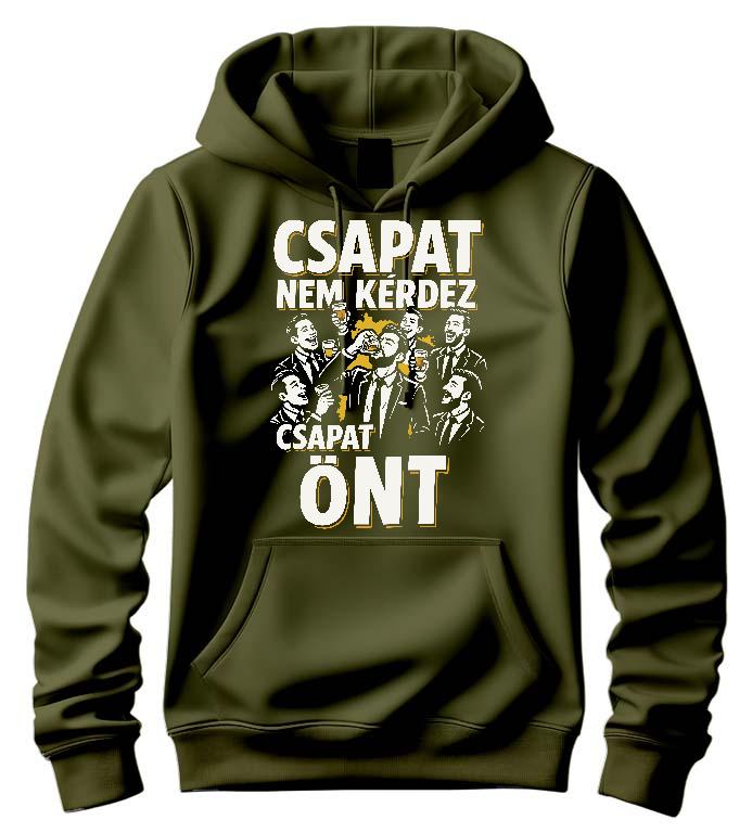 Csapat Önt - Legénybúcsú Férfi Kapucnis Pulóver