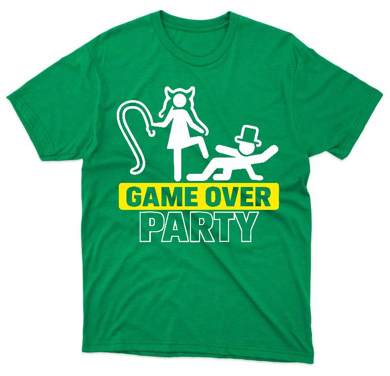 Game Over Party - Legénybúcsú Férfi Prémium Póló