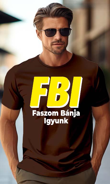 FBI Legénybúcsú - Legénybúcsú Férfi Prémium Póló
