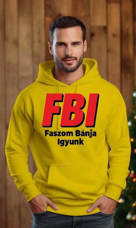 FBI Legénybúcsú - Legénybúcsú Férfi Kapucnis Pulóver