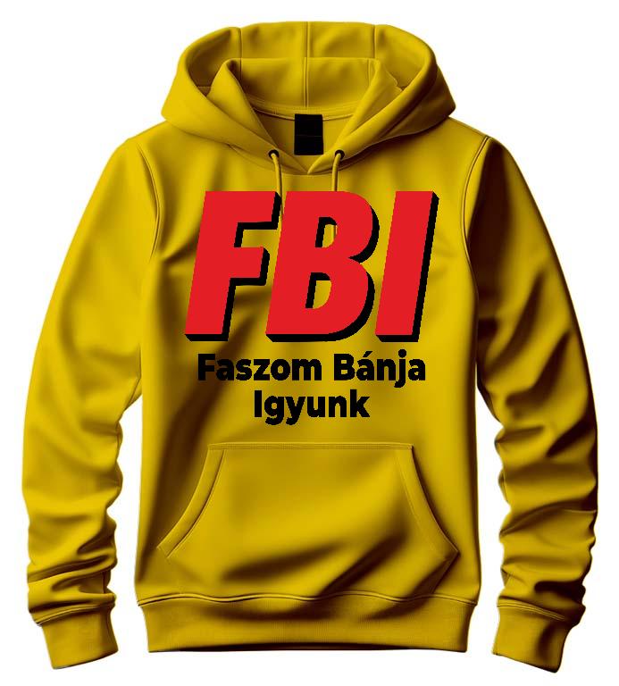 FBI Legénybúcsú - Legénybúcsú Férfi Kapucnis Pulóver